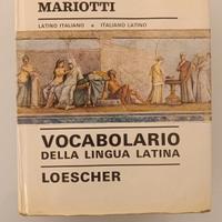 Dizionario italiano latino Loescher 