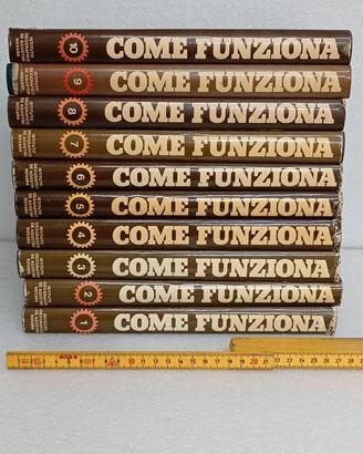 ENCICLOPEDIA 10 VOLUMI "COME FUNZIONA"