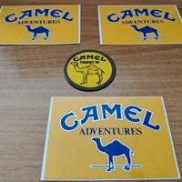 Lotto 3 adesivi CAMEL Adventures 1 petch Trophy.