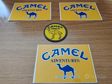 Lotto 3 adesivi CAMEL Adventures 1 petch Trophy.