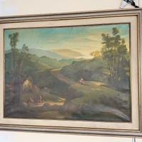 Quadro dipinto a mano su tela storico