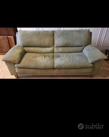 Divano alcantara verde salvia divani & divani