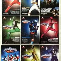9 figurine adesive Power Rangers S.P.D. JETIX