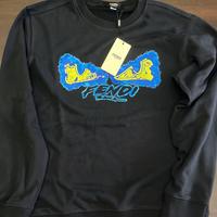 felpa senza cappuccio fendi