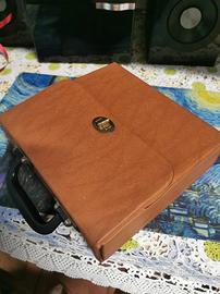 Cofanetto vintage anni 70 con 45 giri 