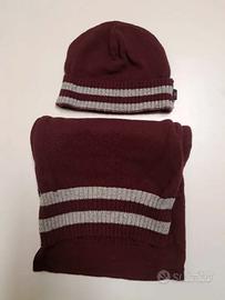 Set sciarpa + Berretto Kappa Granata