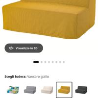 Divano letto 2 posti 