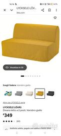 Divano letto 2 posti 