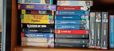 lotto videocassette VHSper amanti del cinema retrò