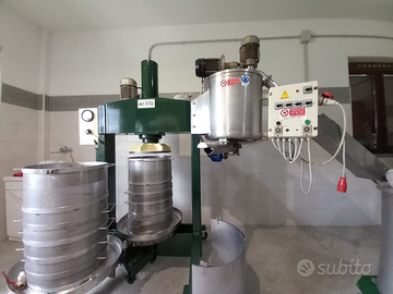 Frantoio oleario a freddo. Agrimec Valpesana