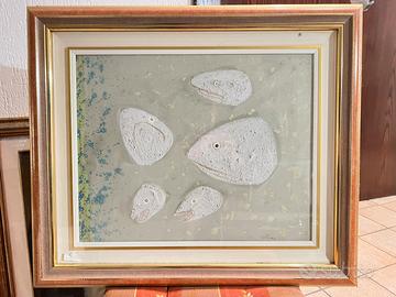 Franco Villoresi - “Pesci” dipinto da collezione