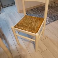 Sedie in legno bianche n 4