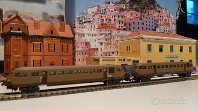 Treno marciante Littorina Aln 556 motrice + folle 