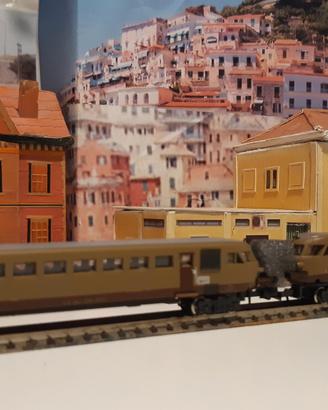 Treno marciante Littorina Aln 556 motrice + folle 