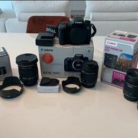 Canon 760d + 3 ottiche
