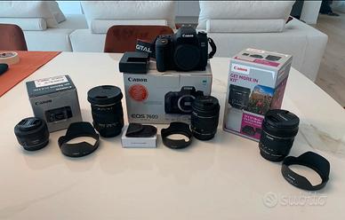 Canon 760d + 3 ottiche
