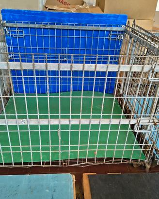 GABBIE A RETE METALLICA ZINCATA  120x100x90
