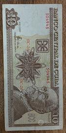banconota 10 pesos cuba