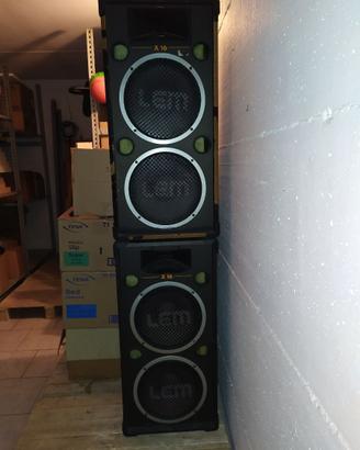 Coppia Casse Passive LEM X16 - 200W 8 Ohm (Made in