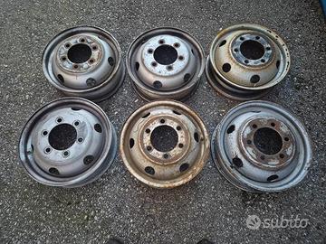 Cerchi In Ferro Da 16" Per Iveco Daily Gemellato