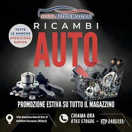 Ricambi auto usati e rottamazione gratuita