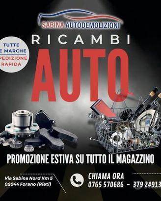 Ricambi auto usati e rottamazione gratuita