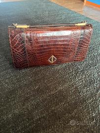 Borsa in pelle di coccodrillo