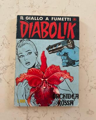 Fumetto Diabolik “Orchidea Rossa”