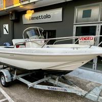 Barca open 17 piedi - 40cv - carrello stradale -