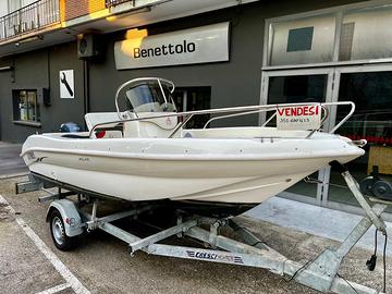 Barca open 17 piedi - 40cv - carrello stradale -