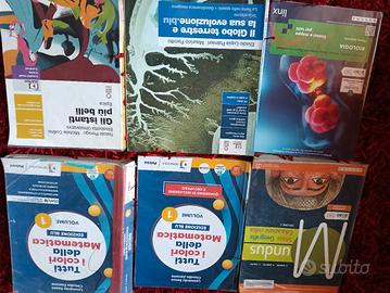 libri usati scolastici 1 e 2 superiore 