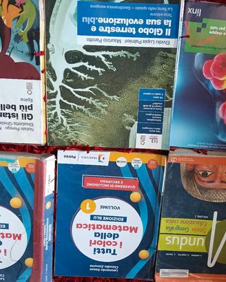 libri usati scolastici 1 e 2 superiore 