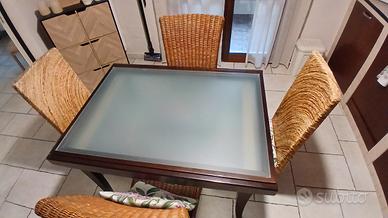 tavolo callegaris con vetro