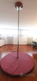 Palo da pole dance PoleQueen+ Materassino rosa