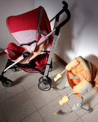 Passeggino CHICCO e seggiolino per tavolo CHICCO