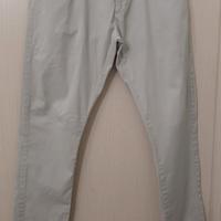Pantalone uomo "Cotton&Silk", color beige.