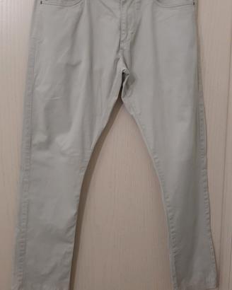 Pantalone uomo "Cotton&Silk", color beige.
