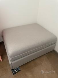 Pouf letto ikea VALLENTUNA con doghe in legno