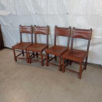 4 Sedie in Arte Povera