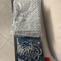 tenda per doccia con ganci