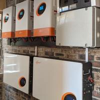 10kw batteria Litio 6kw kit fotovoltaico isola