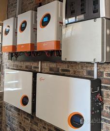 10kw batteria Litio 6kw kit fotovoltaico isola