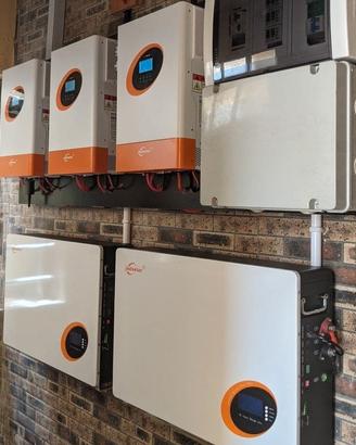 10kw batteria Litio 6kw kit fotovoltaico isola