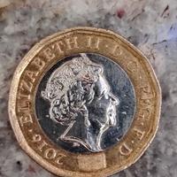 Moneta rara  One Pound Regina Elisabetta 2016 
