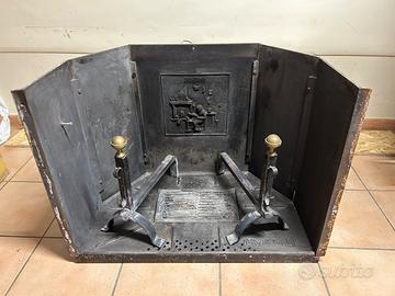 Piastre camino poligonale in ghisa