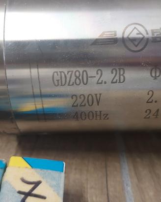 elettromadrino H2O 2.2 kW 24000 rpm con portapinze