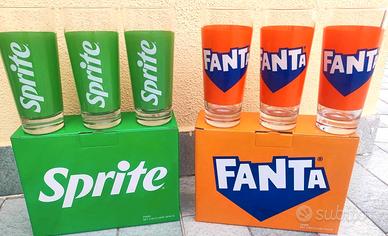 12 Bicchieri Fanta e 12 Sprite Special Edition