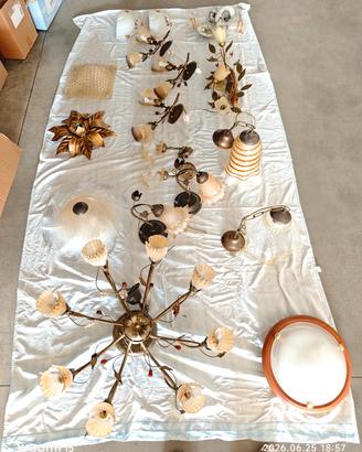 set intera casa lampadari vari 
