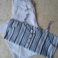 Completo estivo pantalone e top