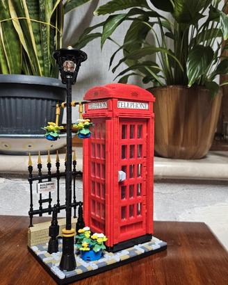 London Telephone Box Cabina Telefonica Londra lego